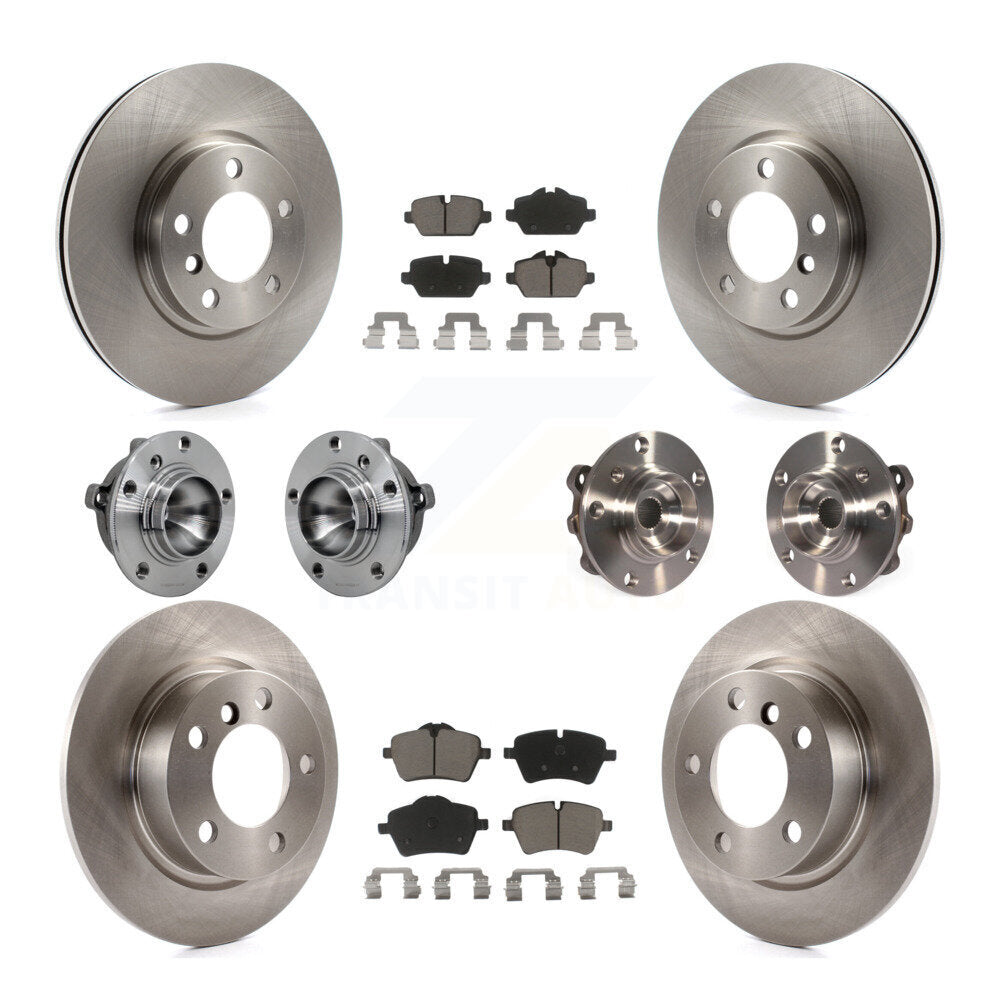 Kit de Rotor et de plaquettes de frein, roulement de moyeu avant et arrière (10 pièces) pour Mini Cooper Countryma