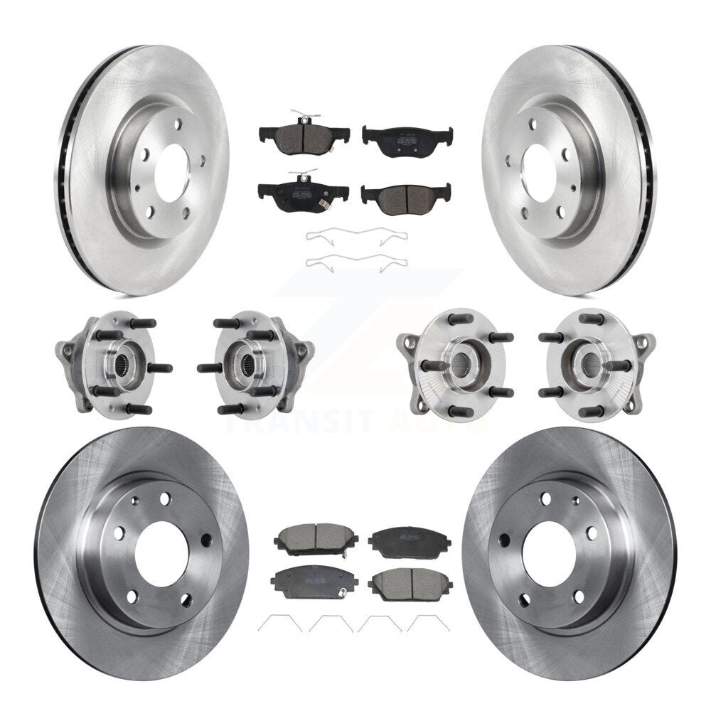 Kit de plaquettes de rotor de frein, roulement de moyeu avant et arrière (10 pièces) pour Mazda CX-30 AW 2020 – 2022