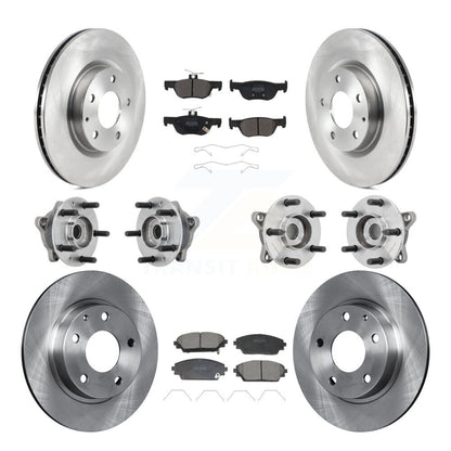 Kit de plaquettes de rotor de frein, roulement de moyeu avant et arrière (10 pièces) pour Mazda CX-30 AW 2020 – 2022