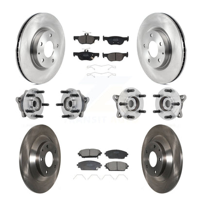 Kit de plaquettes de rotor de frein, roulement de moyeu avant et arrière (10 pièces) pour Mazda CX-30 AW 2020 – 2022