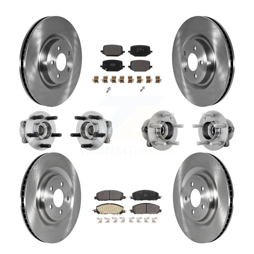 Kit de plaquettes de Rotor de frein à disque de roulement de moyeu avant et arrière (10 pièces) pour Lincoln Aviator pour
