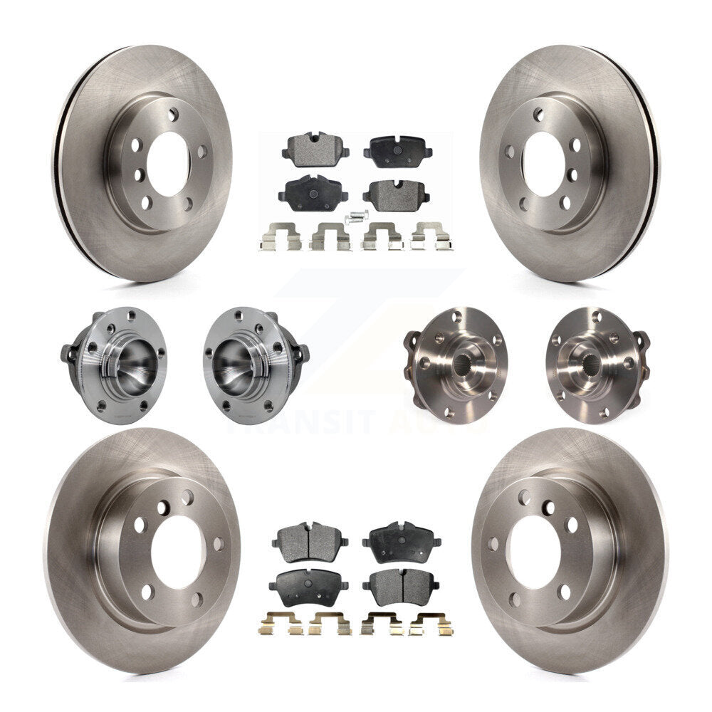 Kit de Rotor et de plaquettes de frein, roulement de moyeu avant et arrière (10 pièces) pour Mini Cooper Countryma