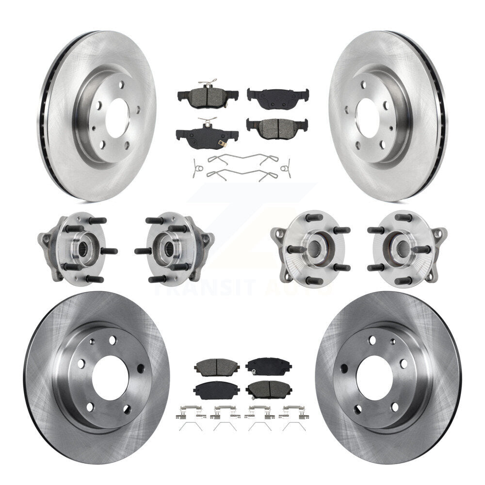 Kit de plaquettes de rotor de frein, roulement de moyeu avant et arrière (10 pièces) pour Mazda CX-30 AW 2020 – 2022