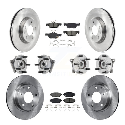 Kit de plaquettes de rotor de frein, roulement de moyeu avant et arrière (10 pièces) pour Mazda CX-30 AW 2020 – 2022