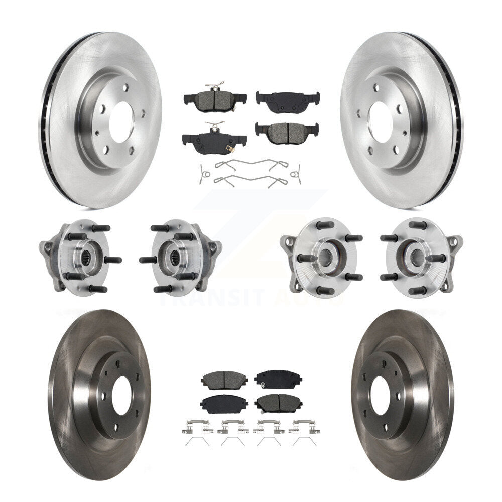 Kit de plaquettes de rotor de frein, roulement de moyeu avant et arrière (10 pièces) pour Mazda CX-30 AW 2020 – 2022