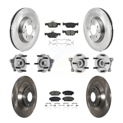 Kit de plaquettes de rotor de frein, roulement de moyeu avant et arrière (10 pièces) pour Mazda CX-30 AW 2020 – 2022