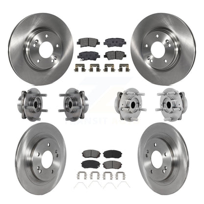 Kit de plaquettes de Rotor de frein à disque, roulement de moyeu avant et arrière (10 pièces) pour Hyundai Kona AW 2022