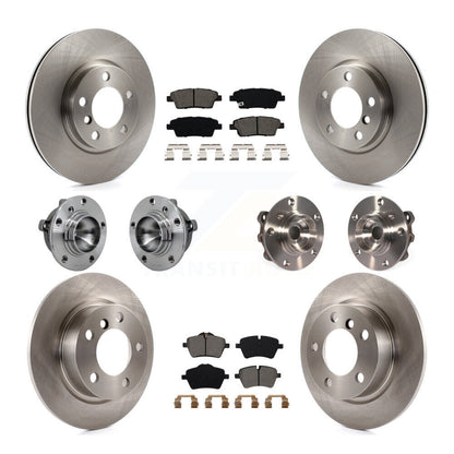 Kit de rotor et de plaquettes de frein à disque, roulement de moyeu avant et arrière (10 pièces) pour Mini Cooper Pacema