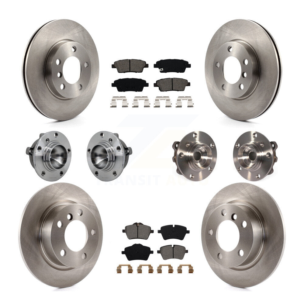 Kit de Rotor et de plaquettes de frein, roulement de moyeu avant et arrière (10 pièces) pour Mini Cooper Countryma