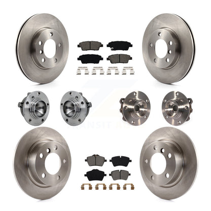 Kit de Rotor et de plaquettes de frein, roulement de moyeu avant et arrière (10 pièces) pour Mini Cooper Countryma