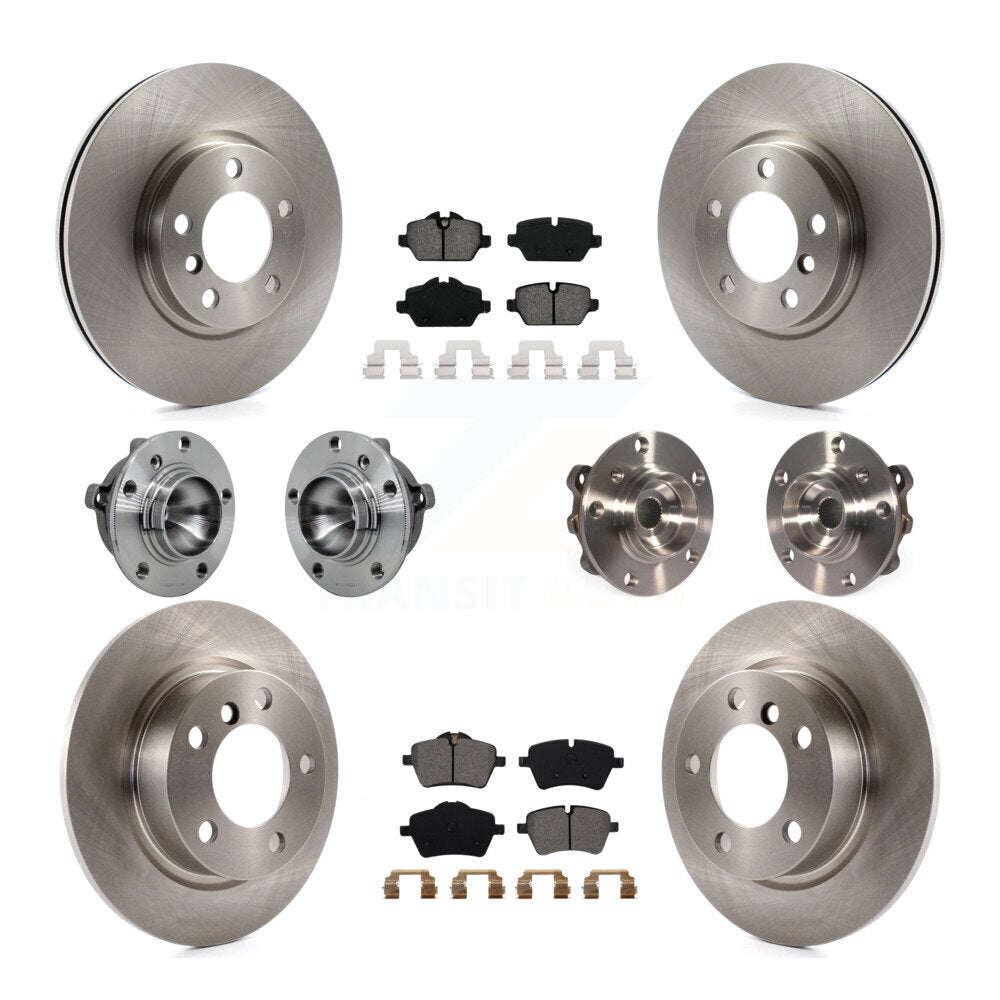 Kit de Rotor et de plaquettes de frein, roulement de moyeu avant et arrière (10 pièces) pour Mini Cooper Countryma