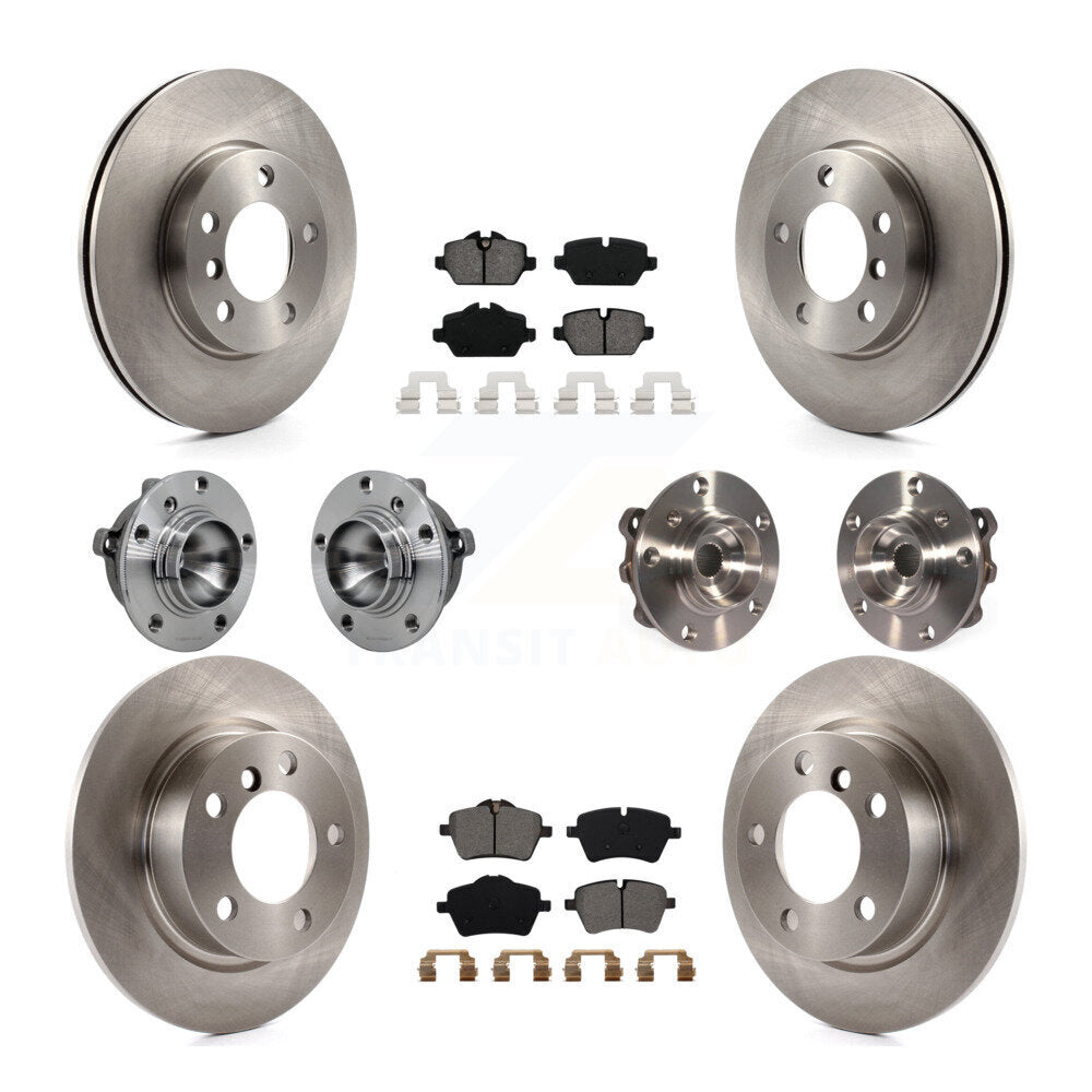Kit de Rotor et de plaquettes de frein, roulement de moyeu avant et arrière (10 pièces) pour Mini Cooper Countryma
