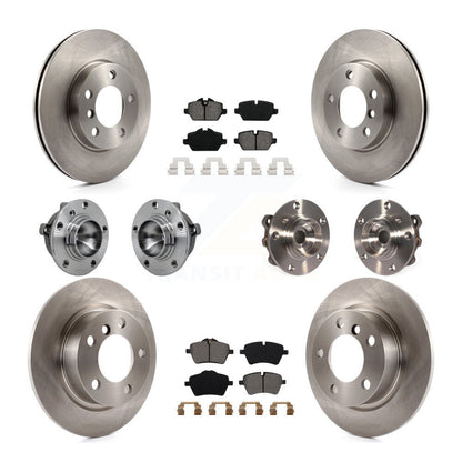 Kit de Rotor et de plaquettes de frein, roulement de moyeu avant et arrière (10 pièces) pour Mini Cooper Countryma