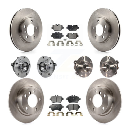 Kit de Rotor et de plaquettes de frein, roulement de moyeu avant et arrière (10 pièces) pour Mini Cooper Countryma