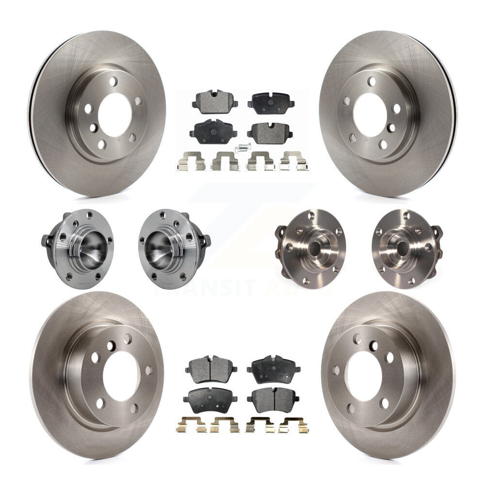 Kit de Rotor et de plaquettes de frein, roulement de moyeu avant et arrière (10 pièces) pour Mini Cooper Countryma
