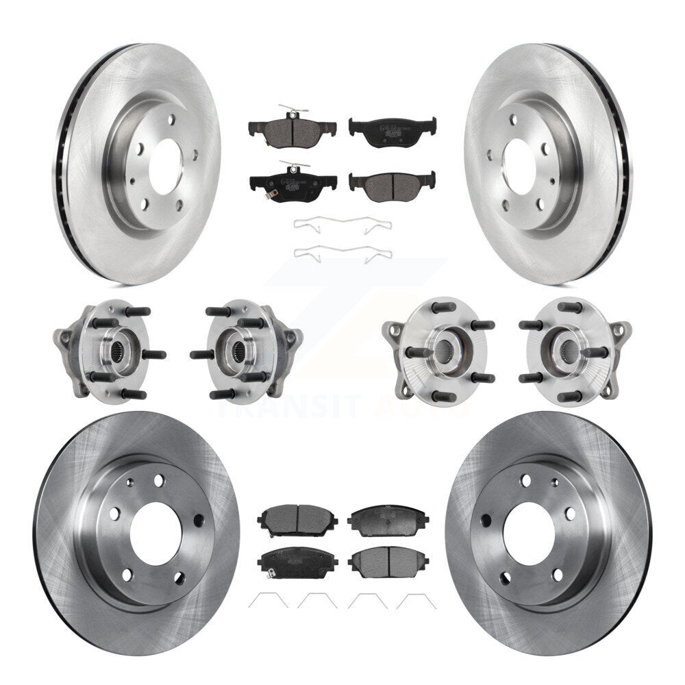 Kit de plaquettes de rotor de frein, roulement de moyeu avant et arrière (10 pièces) pour Mazda CX-30 AW 2020 – 2022