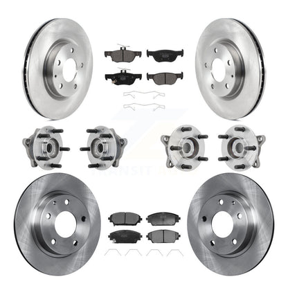 Kit de plaquettes de rotor de frein, roulement de moyeu avant et arrière (10 pièces) pour Mazda CX-30 AW 2020 – 2022