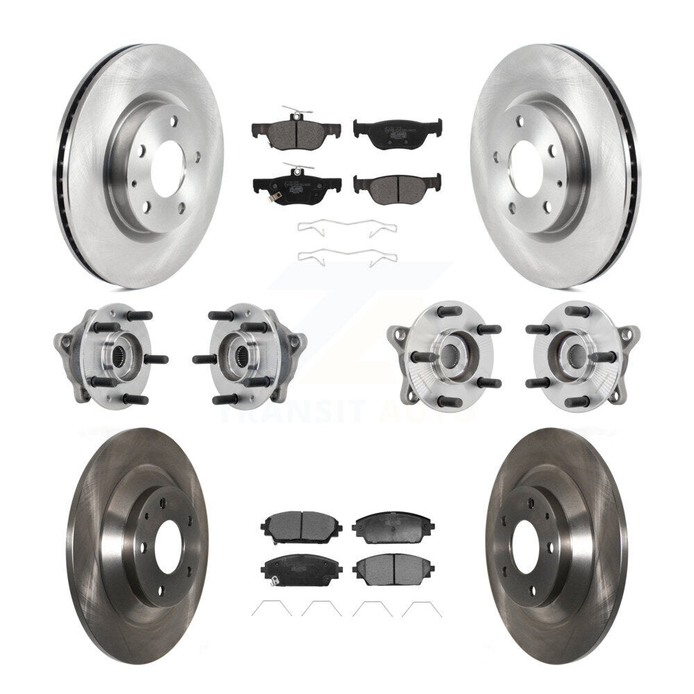 Kit de plaquettes de rotor de frein, roulement de moyeu avant et arrière (10 pièces) pour Mazda CX-30 AW 2020 – 2022