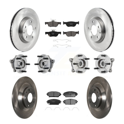 Kit de plaquettes de rotor de frein, roulement de moyeu avant et arrière (10 pièces) pour Mazda CX-30 AW 2020 – 2022
