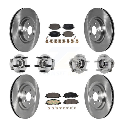 Kit de plaquettes de Rotor de frein à disque de roulement de moyeu avant et arrière (10 pièces) pour Lincoln Aviator pour