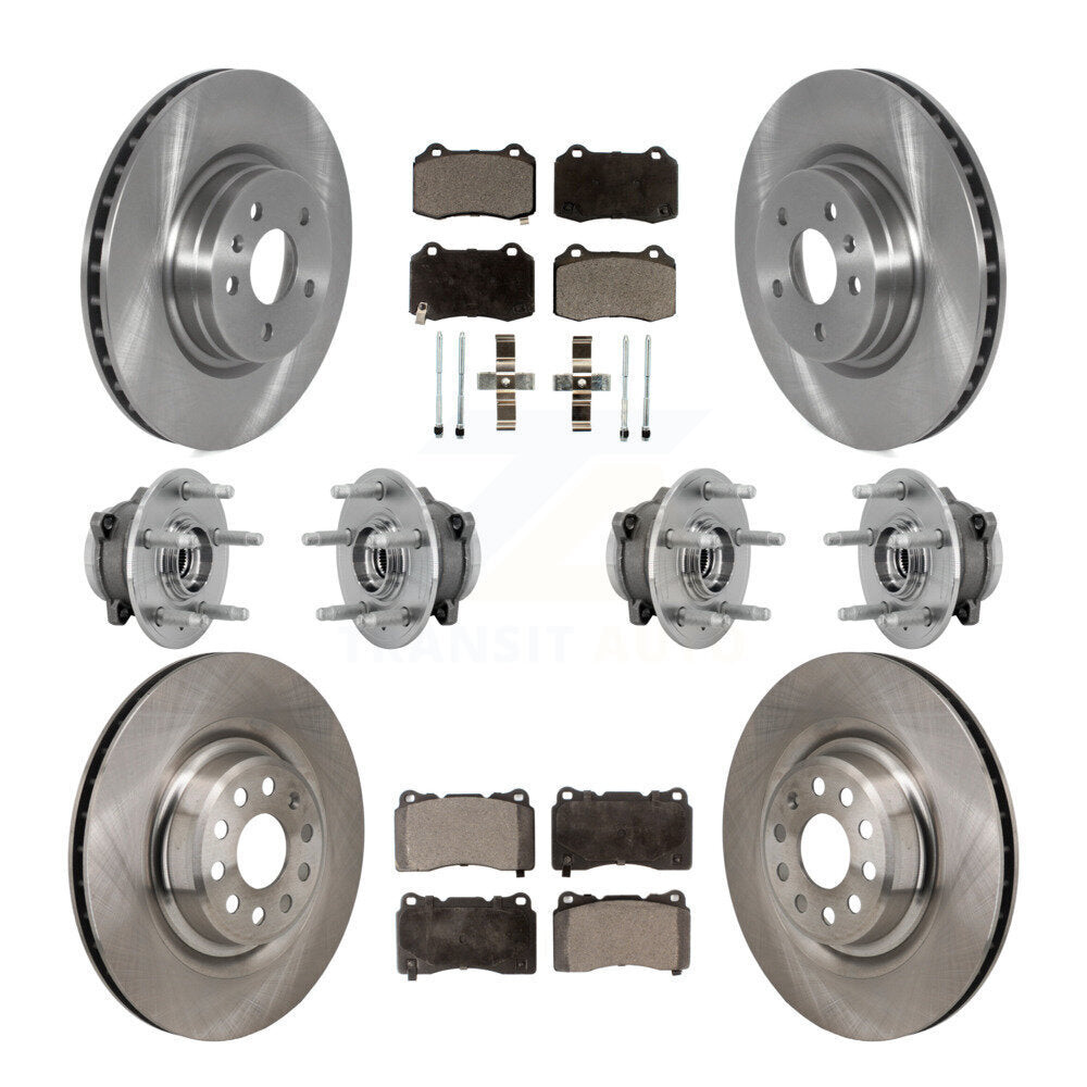 Kit de rotors de frein à disque et de plaquettes en céramique, roulement de moyeu avant et arrière (10 pièces) pour Tesla