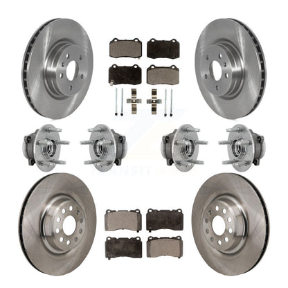 Kit de rotors de frein à disque et de plaquettes en céramique, roulement de moyeu avant et arrière (10 pièces) pour Tesla