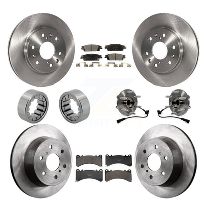 Kit de patins de Rotor de frein, roulement de moyeu avant et arrière (10 pièces) pour GMC Sierra 1500 Yuko