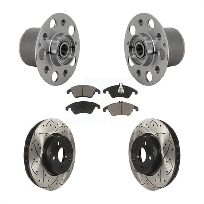 Kit de Rotor et de plaquettes de frein à fente percée, roulement de moyeu avant, pour Mercedes-Benz E350 E40