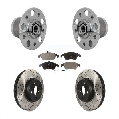 Kit de Rotor et de plaquettes de frein à fente percée, roulement de moyeu avant, pour Mercedes-Benz E350 C35