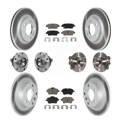 Kit de plaquettes de rotor de frein revêtues de roulement de moyeu avant et arrière (10 pièces) pour Mini Cooper Pacema