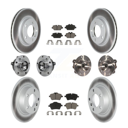 Kit de plaquettes de rotor de frein revêtues de roulement de moyeu avant et arrière (10 pièces) pour Mini Cooper Pacema