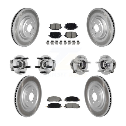 Kit de plaquettes de Rotor de frein, roulement de moyeu avant et arrière (10 pièces) pour Lincoln Aviator pour