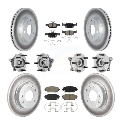 Kit de plaquettes de rotor de frein, roulement de moyeu avant et arrière (10 pièces) pour Mazda CX-30 AW 20-22