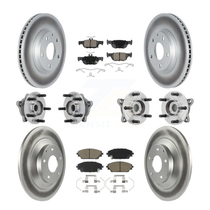 Kit de plaquettes de rotor de frein, roulement de moyeu avant et arrière (10 pièces) pour Mazda CX-30 AW 20-22