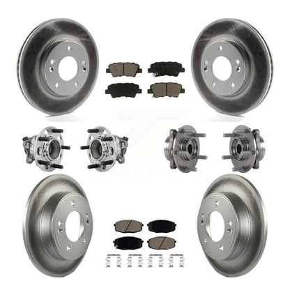 Kit de plaquettes de rotor de frein, roulement de moyeu avant et arrière (10 pièces), pour Kia Forte Hyundai G