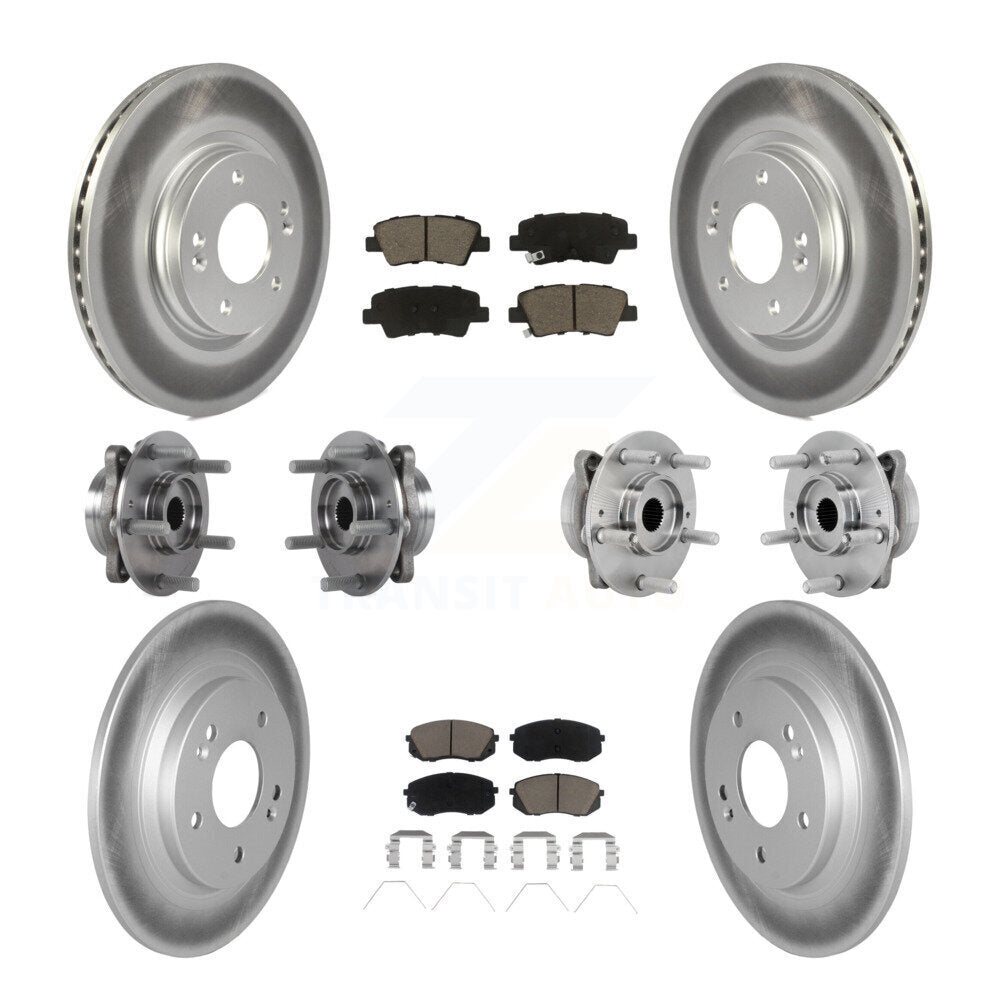 Kit de plaquettes de rotor de frein, roulement de moyeu avant et arrière (10 pièces) pour Hyundai Kona AW 2022