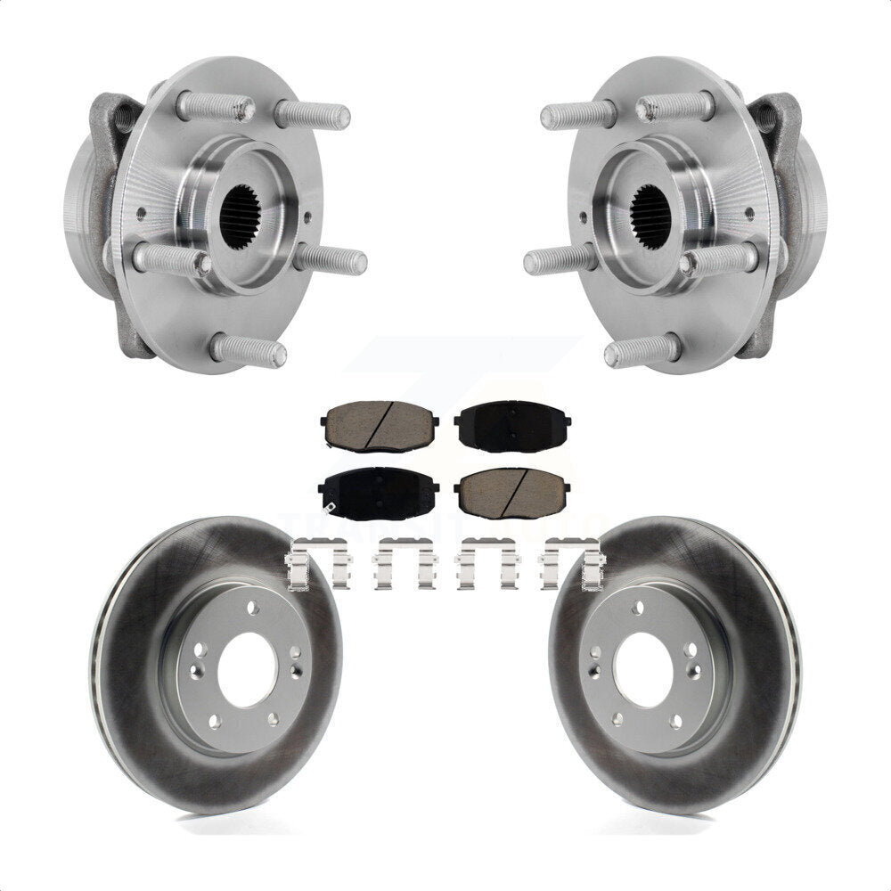 Kit de plaquettes de Rotor de frein, ensemble de roulements de moyeu avant, pour Hyundai Kona Kia Selto