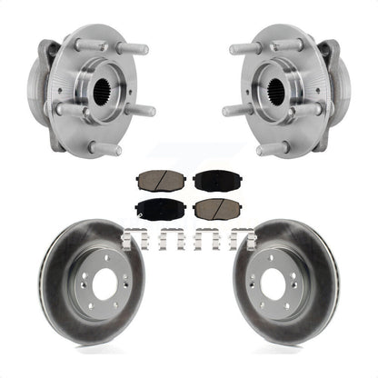 Kit de plaquettes de Rotor de frein, ensemble de roulements de moyeu avant, pour Hyundai Kona Kia Selto