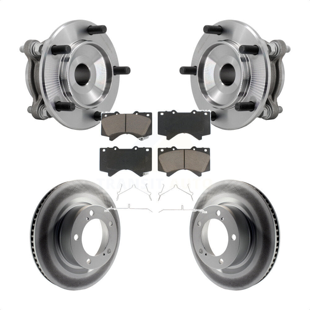 Kit de plaquettes de Rotor de frein à disque enduit de roulement de moyeu avant pour Toyota Tundra Sequoia RW