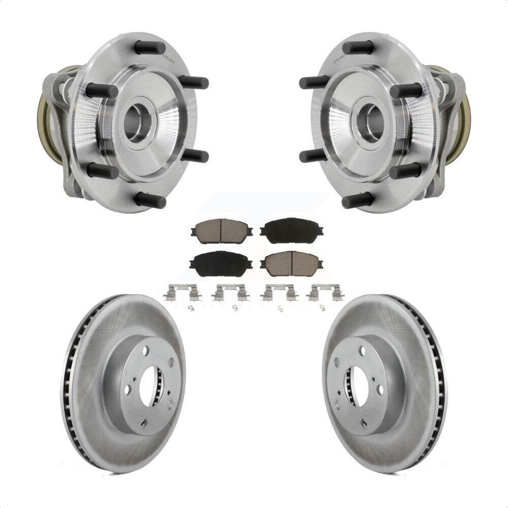 Kit de plaquettes de Rotor de frein, roulement de moyeu avant, pour Toyota Tacoma Pre Runner avec RW