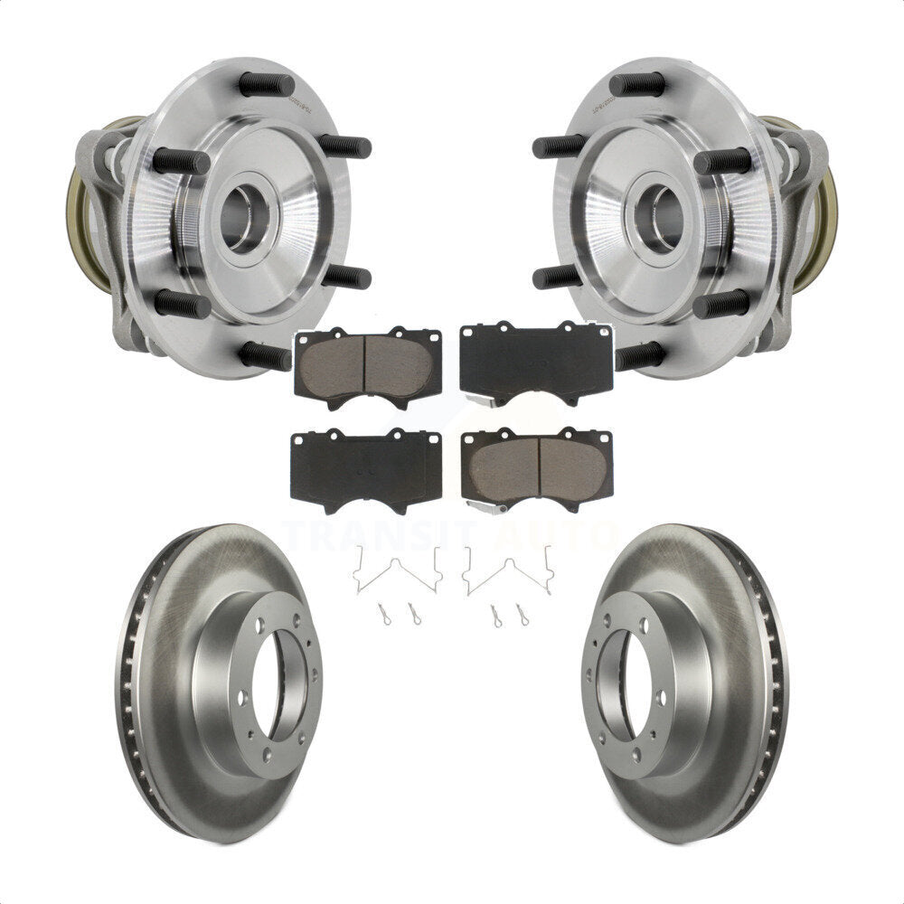 Kit de plaquettes de Rotor de frein, roulement de moyeu avant, pour Toyota Tacoma 4Runner FJ Cruise