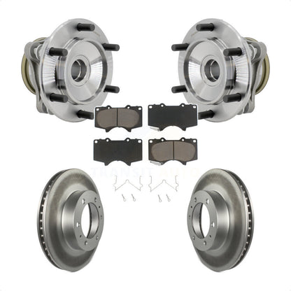 Kit de plaquettes de Rotor de frein, roulement de moyeu avant, pour Toyota Tacoma 4Runner FJ Cruise