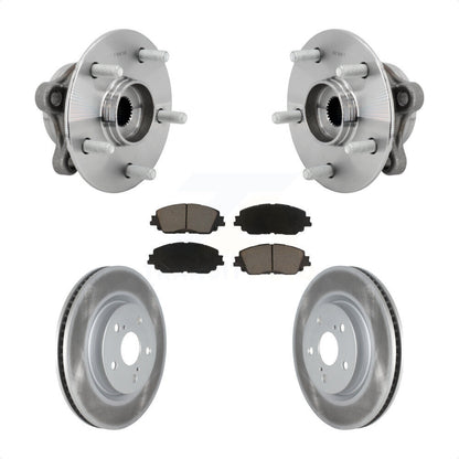 Kit de plaquettes de Rotor de frein enduites de roulement de moyeu avant, pour Toyota C-HR Lexus UX250h UX20
