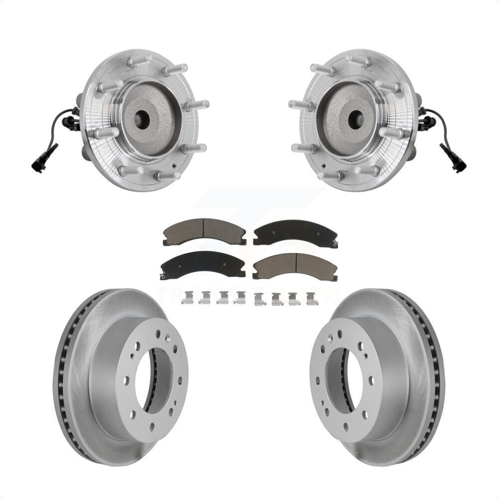 Kit de plaquettes de Rotor de frein, roulement de moyeu avant, pour GMC Sierra 3500 HD Chevrolet RW