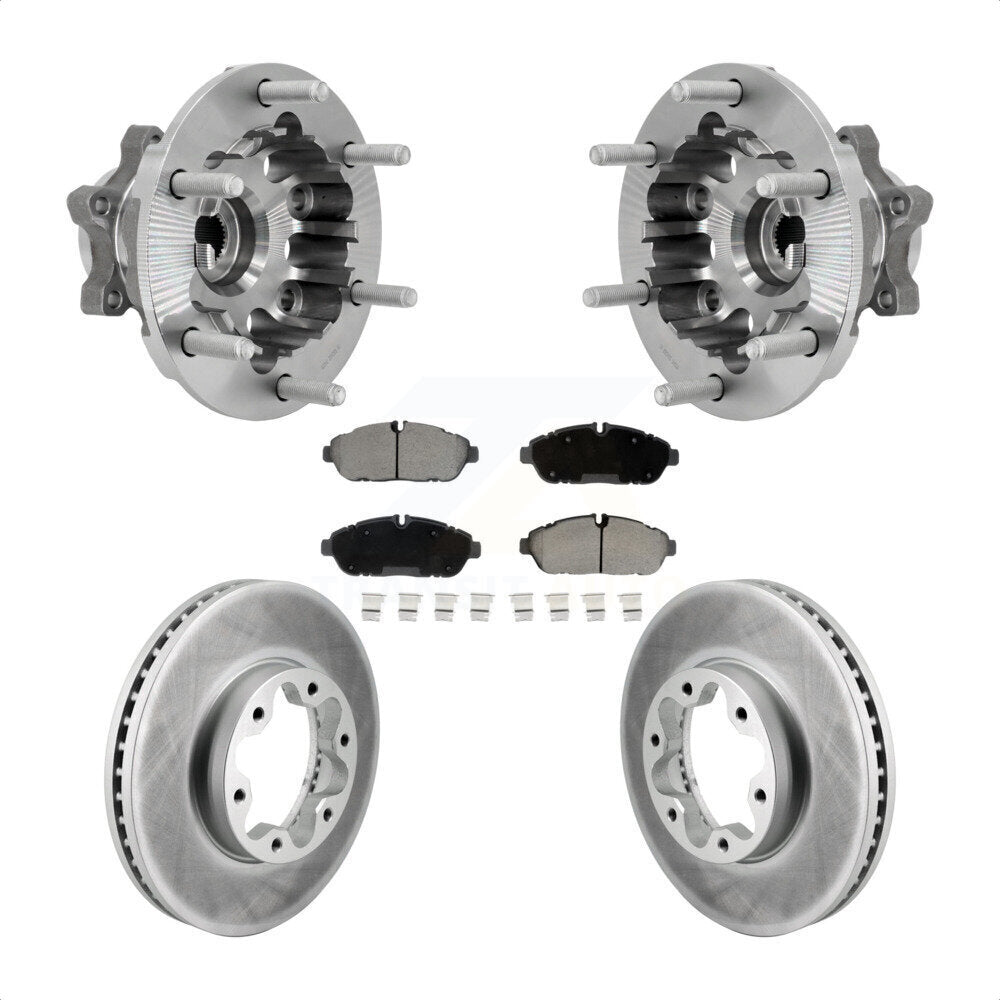 Kit de plaquettes de Rotor de frein, roulement de moyeu avant, pour Ford Transit-250 Transit-350 AW