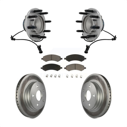 Kit de plaquettes de Rotor de frein, roulement de moyeu avant, pour Dodge Ram 1500 avec roue à 8 écrous