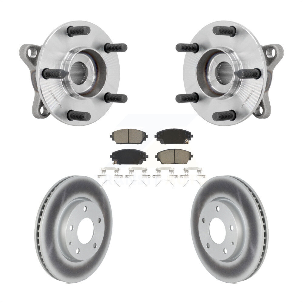 Kit de plaquettes de rotor de frein revêtues d'assemblage de roulement de moyeu avant, pour Mazda 3 FW 2021 – 2022