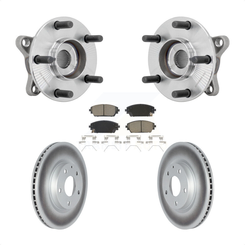 Kit de plaquettes de rotor de frein revêtues d'assemblage de roulement de moyeu avant, pour Mazda 3 AW 2021 – 2022