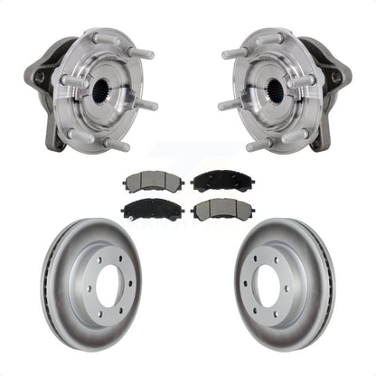 Kit de plaquettes de rotor de frein à disque enduit de roulement de moyeu avant pour Ford Ranger 4W 2019 – 2023