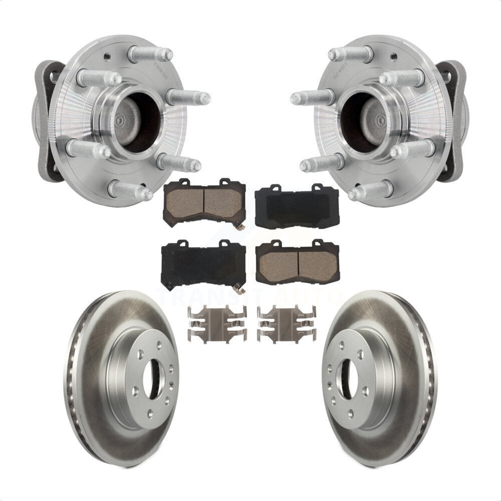 Kit de plaquettes de Rotor de frein, roulement de moyeu avant, pour Chevrolet Colorado GMC Canyon RW